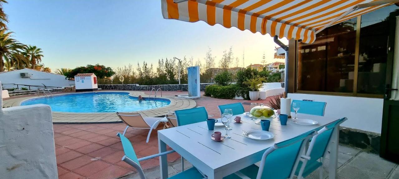 Arguineguin, Two Bedrooms Bungalow, Pool & Wifi Екстериор снимка